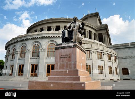 Yerevan Opera Theater Armenia Stock Photo Alamy