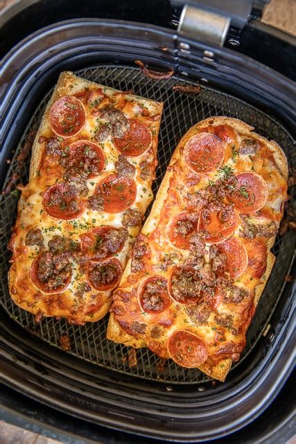 Air Fryer French Bread Pizza Plain Chicken