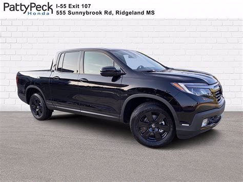 New 2020 Honda Ridgeline Black Edition Awd Crew Cab Pickup