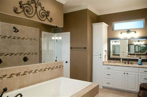 nice master bath color scheme; wall color Behr "warm earth" | Interior ...