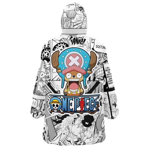 Tony Chopper Manga Panels One Piece Snug Oversized Blanket Hoodie ...