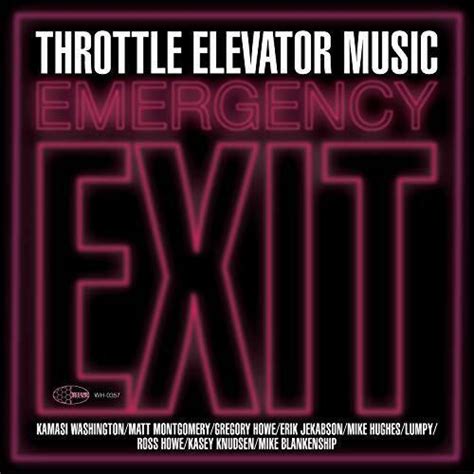 Throttle Elevator Emergency Exit Vinyl 698873035818 EBay