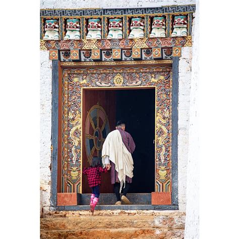 Gasa Dzong / Bhutan Bhutan, Monastery, Buddhist, Scene, Painting ...