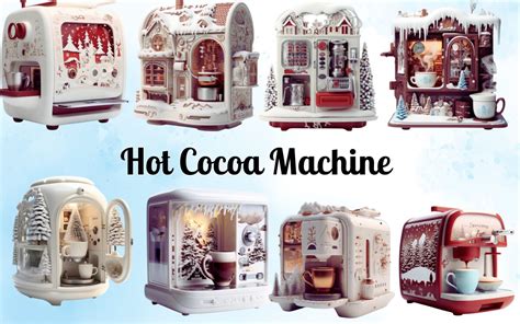 Hot Cocoa Machine PNG Clipart Graphic by A Design · Creative Fabrica