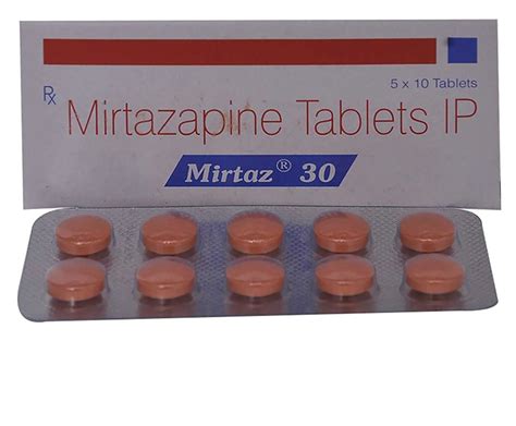 Mirtazapine Tablets At Best Price In India