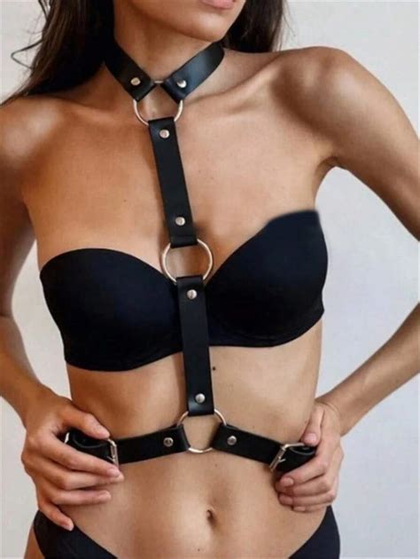 Lingerie Sexy Pour Femmes Ceinture Harnais Lingerie De Bondage