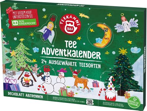 Teekanne Adventskalender Tee 2022 Mit 25 Erlesenen Sorten 56 G