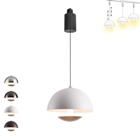 FSLiving 8W Adjustable Levitate Track Pendant Light J Type Retractable