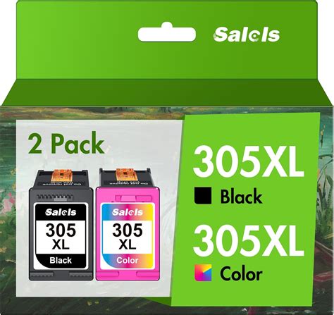 Salols 305xl Ink Cartridges Replacement For Hp 305 Ink Cartridges Black And Colour For Hp305 Xl