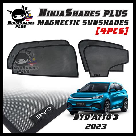 Ninjashades Plus Byd Atto Pcs Set Magnetic Car Sunshades