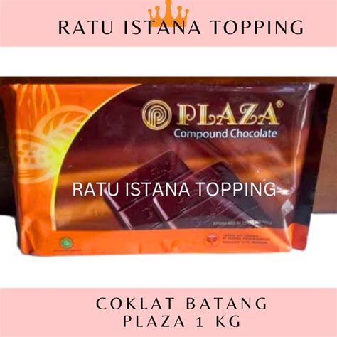 Jual COKLAT BATANG PLAZA 1 KG COKELAT BLOK DARK COMPOUND CHOCOLATE DCC