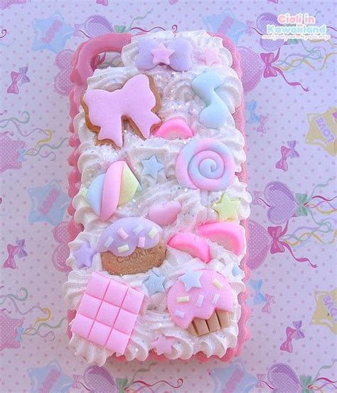 Kawaii Decoden Phone Case Whipped Cream Effect Case Cute Etsy Decoden Phone Case Diy Phone