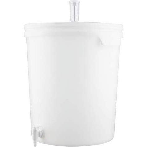 Gallons L Plastic Bucket Fermenter With Spigot Grommeted Airtight