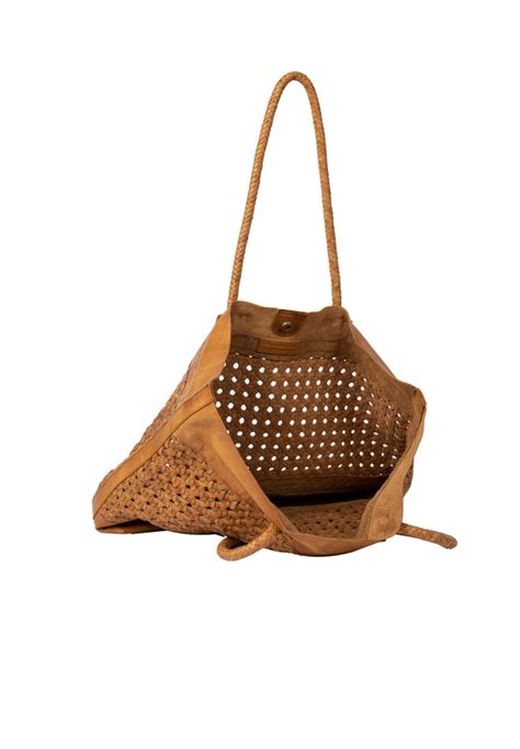 Re Designed By Dixie Freya Urban Burned Tan Saffiano