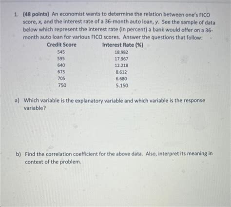 Solved 1 48 Points An Economist Wants To Determine The Chegg