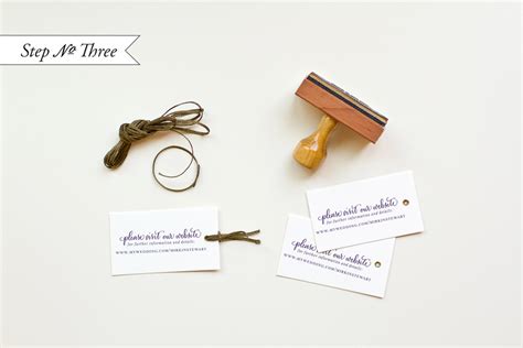 DIY Tutorial: Rustic Monogram Rubber Stamp Wedding Invitations