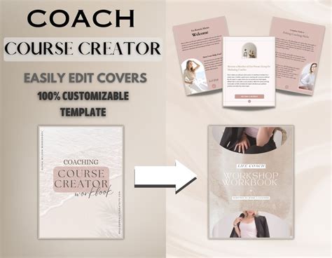 Editable Workbook Template Canva Coaching Ebook Template Lead Magnet