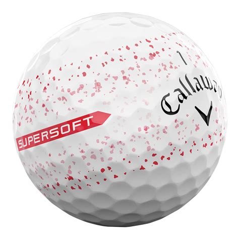 Callaway Supersoft Splatter Mixed Colour Golf Balls Pearls Golf