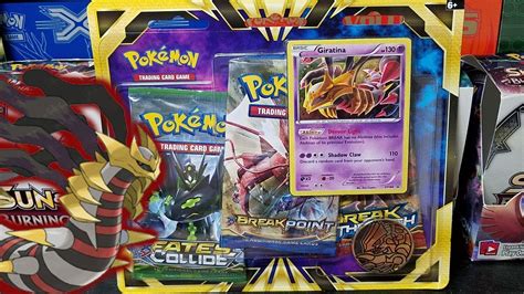 Ultra Rare Pull Awesome Giratina 3 Pack Blister Pokemon Booster Pack