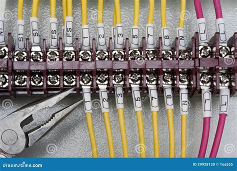 Wire connector terminal stock photo. Image of scheme - 29928130