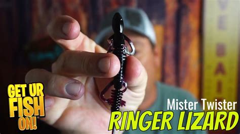 Mister Twister Ringer Bass Fishing Lizard Large Mouth Fishing Lure