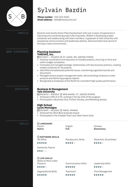 Financial Accounting Intern Resume Sample Kickresume