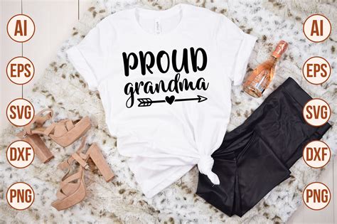 Proud Grandma Svg Graphic by sadiqul7383 · Creative Fabrica