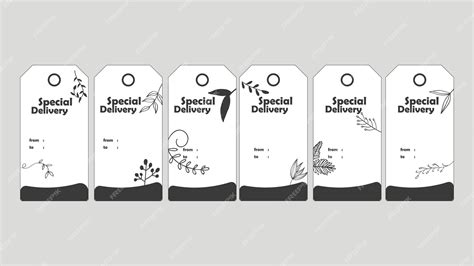 Etiquetas Para Presente Para Imprimir - Design de modelo de etiquetas de presente para envio ou presente. vc ...
