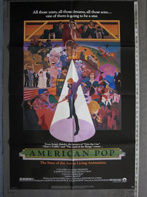 AMERICAN POP. (1981) Original Movie Poster For Sale