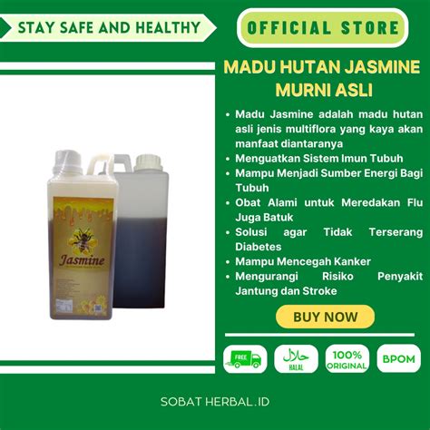 Jual Madu Hutan Jasmine Asli Madu Murni Madu Hutan Asli Isi Kg Label