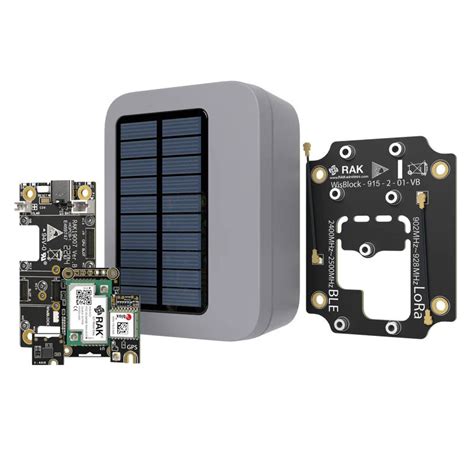 Lorawan Gps Tracker Kit With Solar Panel With Gnss Zoe M8q Module