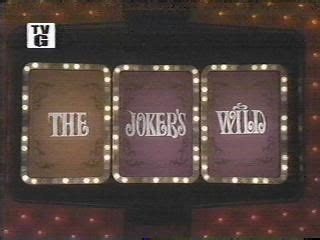 The Jokers Wild | Game show, Jokers wild, Childhood memories