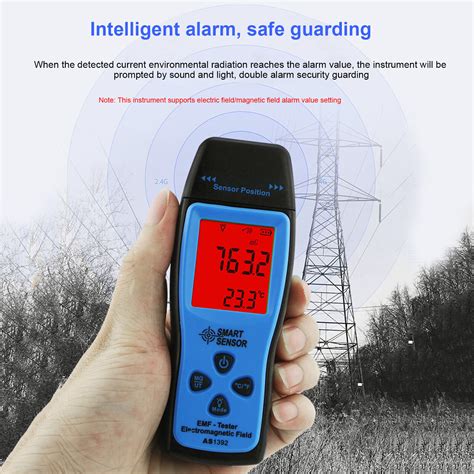 Handheld Mini Digital Lcd Electromagnetic Radiation Detector Mg