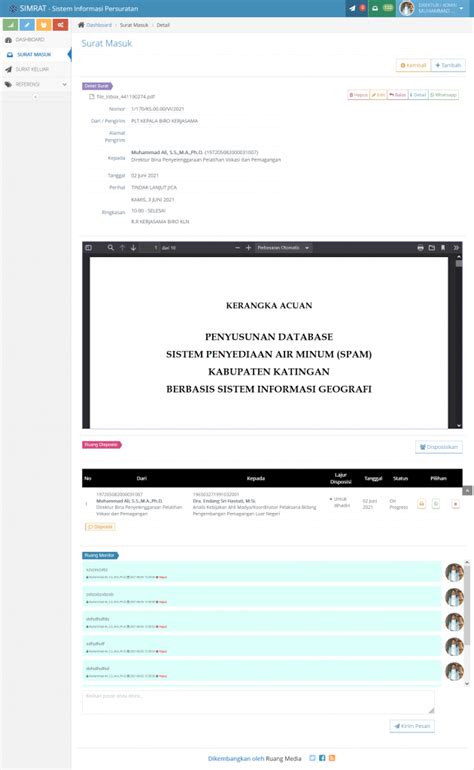 Simrat Sistem Informasi Manajemen Persuratan Kemnaker Ri Ruang