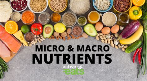 Micro And Macro Nutrients Cheat Sheet Coach Active Eats