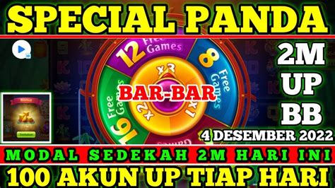 Special Panda Modal Sedekah M Hari Ini Barbar Up To Bb Akun