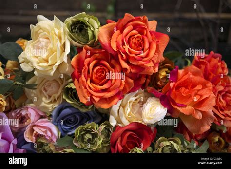 Artificial Flowers Hi Res Stock Photography And Images Alamy