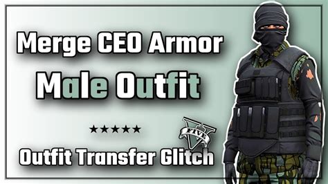 GTA5 I NEW Male Tryhard Outfit Merge CEO Armor Patch 1 44