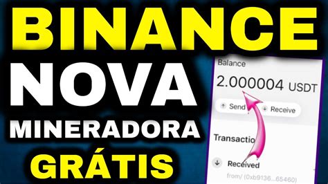 Binance Nova Mineradora Gr Tis Pagando Sem Investir Nada Como Ganhar