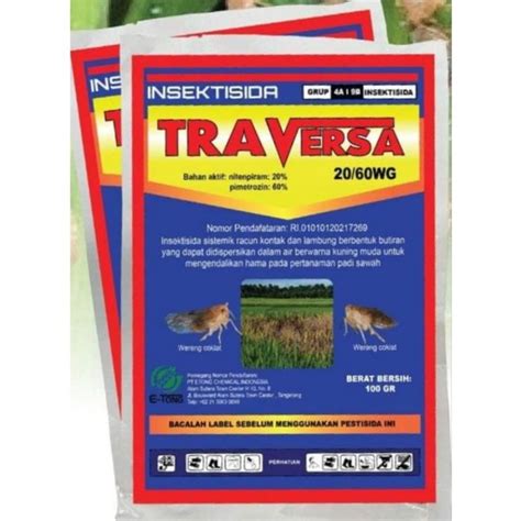 Jual TRAVERSA 20 60 WG Bahan Aktif Nitenpiram Dan Pimetrozin