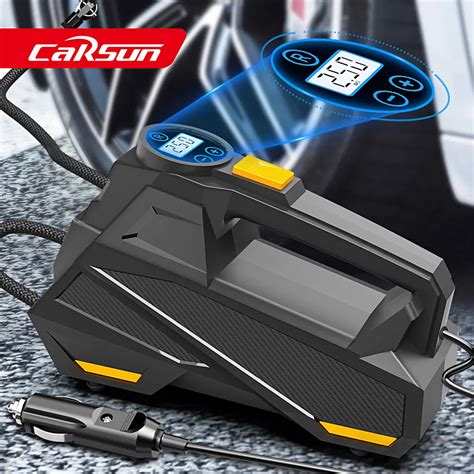 CARSUN Digital Tire Inflator Portable Car Air Compressor Pump For Car