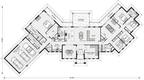 U Shaped Floor Plans With 2 Master Suites - Davis Diane