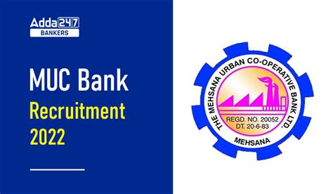 Muc Bank Recruitment For Posts Last Day To Apply Online