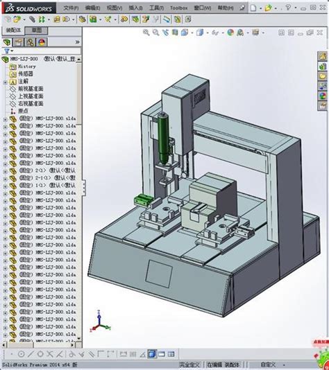 【艳丽】螺丝机螺钉设备 简易锁螺丝机3d模型下载三维模型solidworks模型 制造云 产品模型