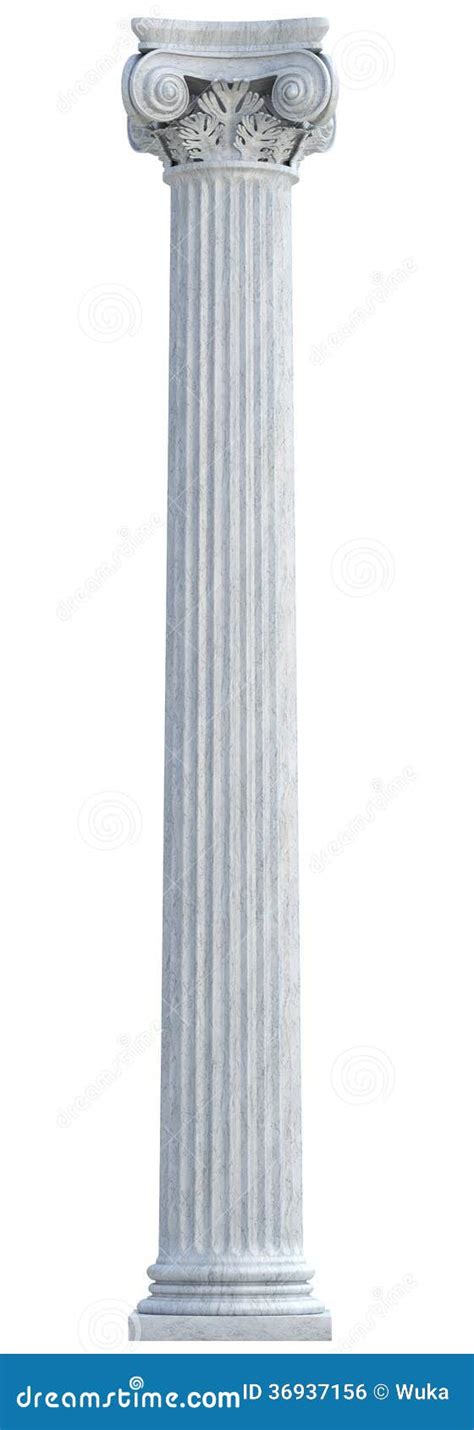 Ionic Column Detail, Greek Architecture Royalty-Free Stock Image ...