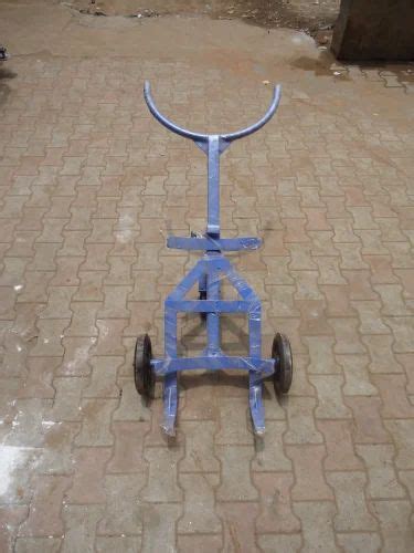 Balaad Mild Steel Three Wheel Drum Trolley For Industrial Model Name