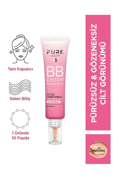 Pure Beauty Bb Krem Natural Spf Pa Ml Yorumlar Fiyat