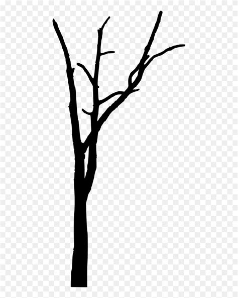 Download 10 Spooky Dead Tree Silhouette Vol - Simple Dead Tree Silhouette Clipart (#5617441 ...