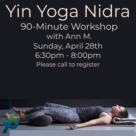 Apr 28 Ying Yoga Nidra Workshop Mendham Nj Patch