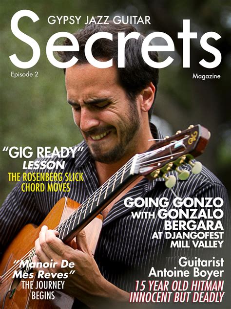 German Gypsy Jazz Virtuoso Joscho Stephan Featured In Gypsy Jazz Guitar Secrets Magazine